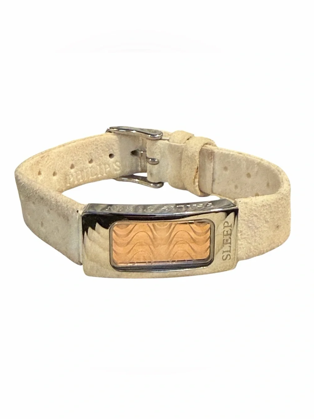 Philip Stein SLEEP Wellness Tracker Bracelet in Beige